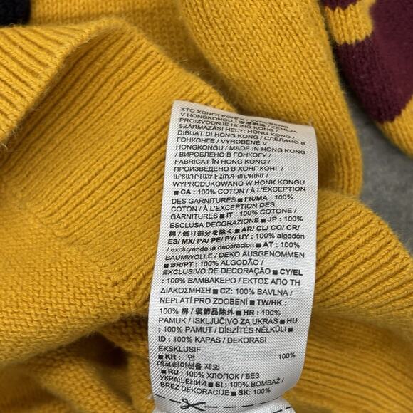 Gap Baby Kids Boys Sweater Size 3T Toddler Yellow Red Logo Classic Hong Kong - Picture 9 of 11